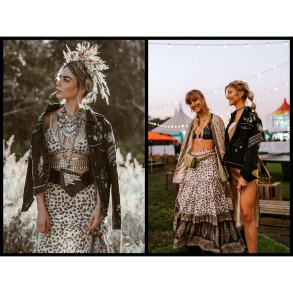 💕SPELL & THE GYPSY💕 Celestial Embellished Jacket XS NWT - Picture 5 of 16